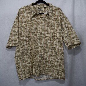 Hollis River L Bamboo Print XXL SS Botton down 721